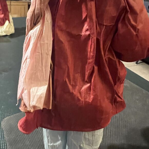 APEX Paper Mache Christmas Carolers Young Lady Red Dickens Vtg Holiday Decor - Picture 5 of 15